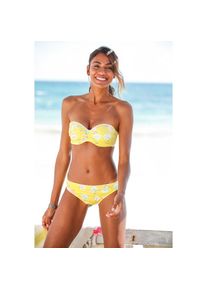 Sunseeker , Bikini-Hose »Ditsy«, mit Häkelkante , gelb-bedruckt , N-Gr , 40 -N-Gr , 40 , Mit Häkelbordüre