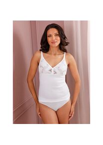 wäschepur wäschepur , Damen , BH-Hemd , weiß , 48 , 48 , Feinripp