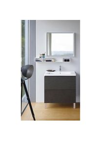 Duravit, Waschbeckenunterschrank, Waschtischunterbau L-CUBE 400x480x240mm Ans rechts weiss hochglanz (48 x 40 x 24 cm)