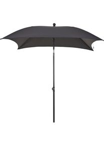 siena GARDEN, Sonnenschirm, City Mittelstockschirm anthrazit/grau 18 (1.80 m)