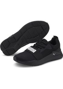 Puma, Jungen, Sneakers, Wired Run Jr, Schwarz, (35.5)