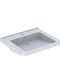 Geberit, Waschbecken, Renova Nr. 1 Comfort, Waschtisch, unterfahrbar,600x550 mm, ohne Hahnloch, ohne &Uuml;berlauf, we (550 mm, 600 mm)