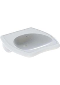 Geberit, Waschbecken, Keramag Vitalis Waschtisch, unterfahrbar 55cm, mit &Uuml;berlauf (550 mm, 550 mm)