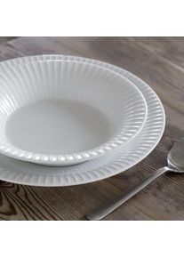 K&Auml;HLER DESIGN K&auml;hler Haershoi Teller B, Teller, Weiss