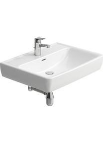 Laufen, Waschbecken, Waschtisch PRO A m &Uuml;berlauf ohne Hahnloch 650x480mm weiss (480 mm, 650 mm)