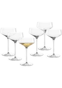 Leonardo Trinkglas Puccini 350 ml, 6 St&uuml;ck, Transparent, Glas, Weingl&auml;ser, Transparent