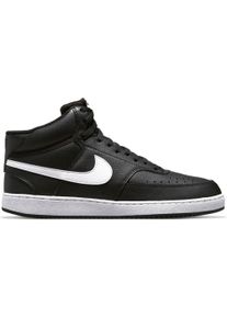 Nike, Herren, Sneakers, COURT VISION MID NEXT NAT BLACK/WHITE-BLACK Grösse: 9, Schwarz, (42.5)