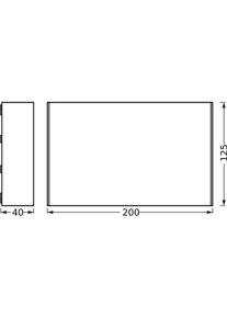 Osram, Gartenbeleuchtung, Endura Style IP65 Wall Ilja Dark Gray (330 lm, IP65)