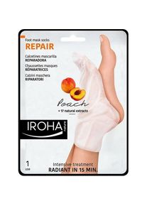 IROHA nature, Fusspflegemittel, Nature - Foot Mask Socks Repair Peach (Fussmaske, 9 ml)