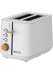 ECG ST 2768 Timber Toaster ws, Toaster, Weiss