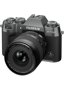 Fujifilm X-T50 Body (40.20 Mpx, APS-C / DX), Kamera, Silber, Schwarz
