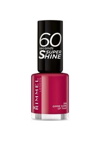 Rimmel London, Nagellack, 60 Seconds Super Shine (335, Farblack)
