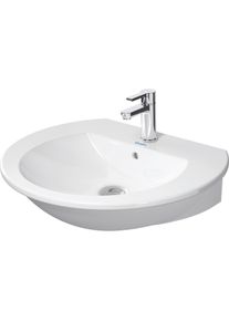 Duravit, Waschbecken, Waschtisch DARLING NEW m &Uuml;L HLB 1 Hahnloch 650x550mm weiss (550 mm, 650 mm)