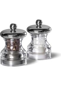 Cole & Mason Cole & Mason Po3, Pfeffermühle + Salzmühle, Transparent, Silber