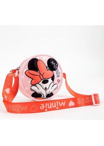 Minnie Mouse, Mädchen, Tasche, Umhängetasche 3D Rot 13 X 13 X 4 Cm, Rot