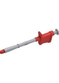 Electro PJP 6009-IEC-CD1-R Abgreifklemme Krokodilklemme CAT III 1000 V Rot (Klemme), Messtechnik, Rot