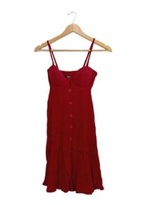 ROMAN'S Sommerkleid Damen Gr. 34/XS Rot Casual Feminin Romantisch