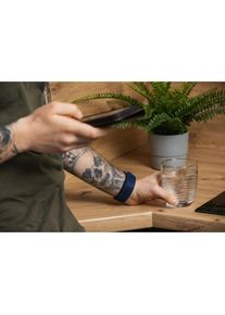 Forcell Strap F-DESIGN FS05 strap for SAMSUNG Watch 20 mm black (20 mm, Polyester), Uhrenarmband, Schwarz