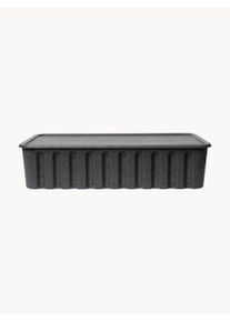 ferm LIVING Paper Pulp Storage Box Pulp, D 42 cm Grey Wood B 65 x D 42 cm
