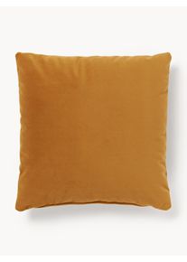Velvet Sofa Cushion Lena Yellow Velvet B 50 x L 50 cm | Westwing Collection