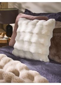 benuta Nest Pudebetræk Dave Cremehvid 45x45 cm Kunstfiber Uni