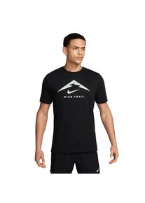 Nike Herren Trail Dri-Fit Shirt schwarz