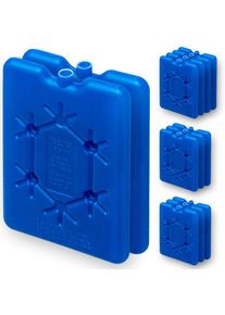 Deuba Set de 12 bolsas refrigerantes azul 16,5x11x1,5cm