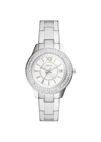 Fossil, Armbanduhr, Stella, Silber, (Analoguhr, 37 mm)