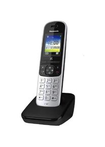 Panasonic KX-TGH710JTS, Telefon, Silber, Schwarz
