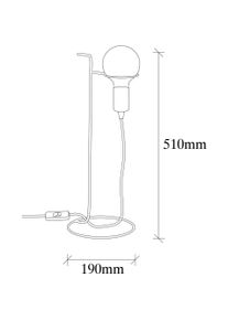 Opviq, Tischlampe, Celine (E27)