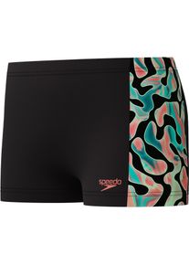 Speedo, Jungen, Badehosen, Digital Panel Aquashort, Rot, (7, 8)