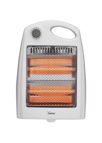 BIMAR Quartz, Heizlüfter, Grau, Weiss