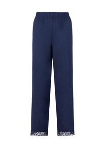Dorina Pantalon de pyjama Femme bleu taille XL