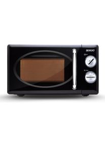 Sogo MICROWAVE, RETRO DESIGN, 20L, 700W, Mikrowelle, Schwarz
