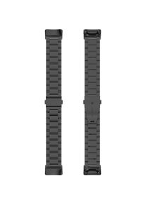 Cover-Discount Fitbit Charge 6 - Edelstahl Armband Maschen (Edelstahl), Uhrenarmband, Schwarz