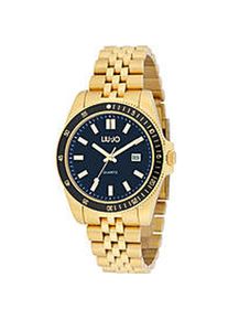 Liu Jo, Armbanduhr, Analoge Herrenuhr mit Datumsanzeige und Klappverschluss, Blau, (Analoguhr)