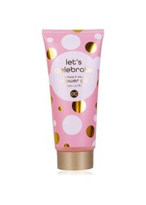 accentra, Duschmittel, Duschgel LET'S CELEBRATE in Tube, 200ml, Duft: Tea Rose & Velvet, Farbe: rosa/weiss/gold, VE 6/24 (200 ml)