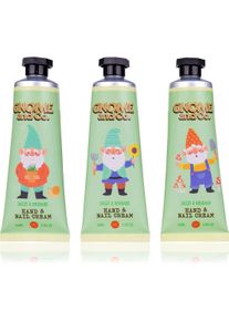 accentra, Handcreme, Hand- & Nagelcreme GNOME & CO. in Tube, 60ml, 3 Motive sortiert, Duft: Daisy & Rhubarb, Farbe: hellg (60 ml)