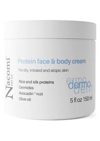 Nacomi, Bodylotion, Next Level Dermo Protein Face And Body Cream For Dry And Irritated Atopic Skin 150 Ml (Körpercreme, 150 ml)