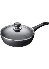 Scanpan Topf mit Deckel 24 cm Classic Induktion, Pfanne + Kochtopf, Schwarz