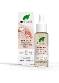 Dr. Organic, Gesichtsserum, Dr Organic Skin Calm Probiotic Protection Serum for Redness Dry Sensitive Irritable Skin 24hr Moistu (30 ml)