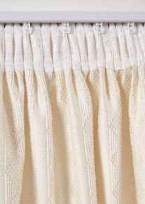 bonprix Draperie opacă din material moale tip chenille, bej, Î/Lă: 145/135 cm