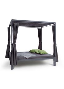 Blumfeldt Senator Lounge, z&aacute;hradn&eacute; leh&aacute;tko, 188 x 208 x 205 cm, strie&scaron;ka proti slnku, siv&eacute;