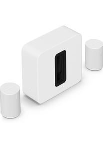 SONOS Premium Uitbreidingsset - Sub 4 + Era 100 - 2 Pack - Wit