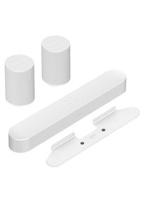 SONOS Surroundset - Beam + Era 100 - 2 Pack + Muurbeugel - Wit