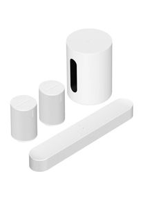 SONOS Thuisbioscoopset - Beam + Sub Mini + Era 100 - 2 Pack - Wit