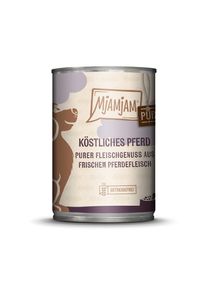 12 x 400 g MjAMjAM puur vleesgenot heerlijk paard puur hondenvoer nat