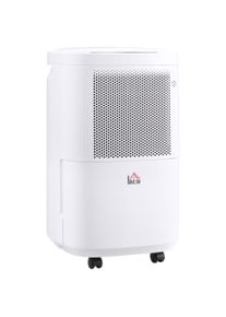 HOMCOM 10L/Day Electric Dehumidifier with WiFi Smart App Control, Compact Dehumidifier for Home Laundry Basement | Aosom Ireland