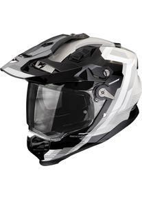 Scorpion ADF-9000 Air Patrol, adventure helmet , color: Black/Light Grey , size: M