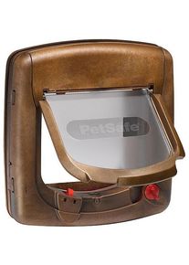PetSafe Staywell Luxus Katzenklappe, magnetisch, braun